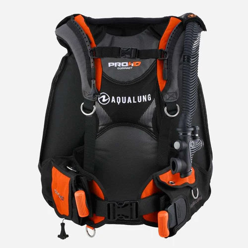 Aqualung  PRO HD COMPACT - Dive BCD Black/Orange