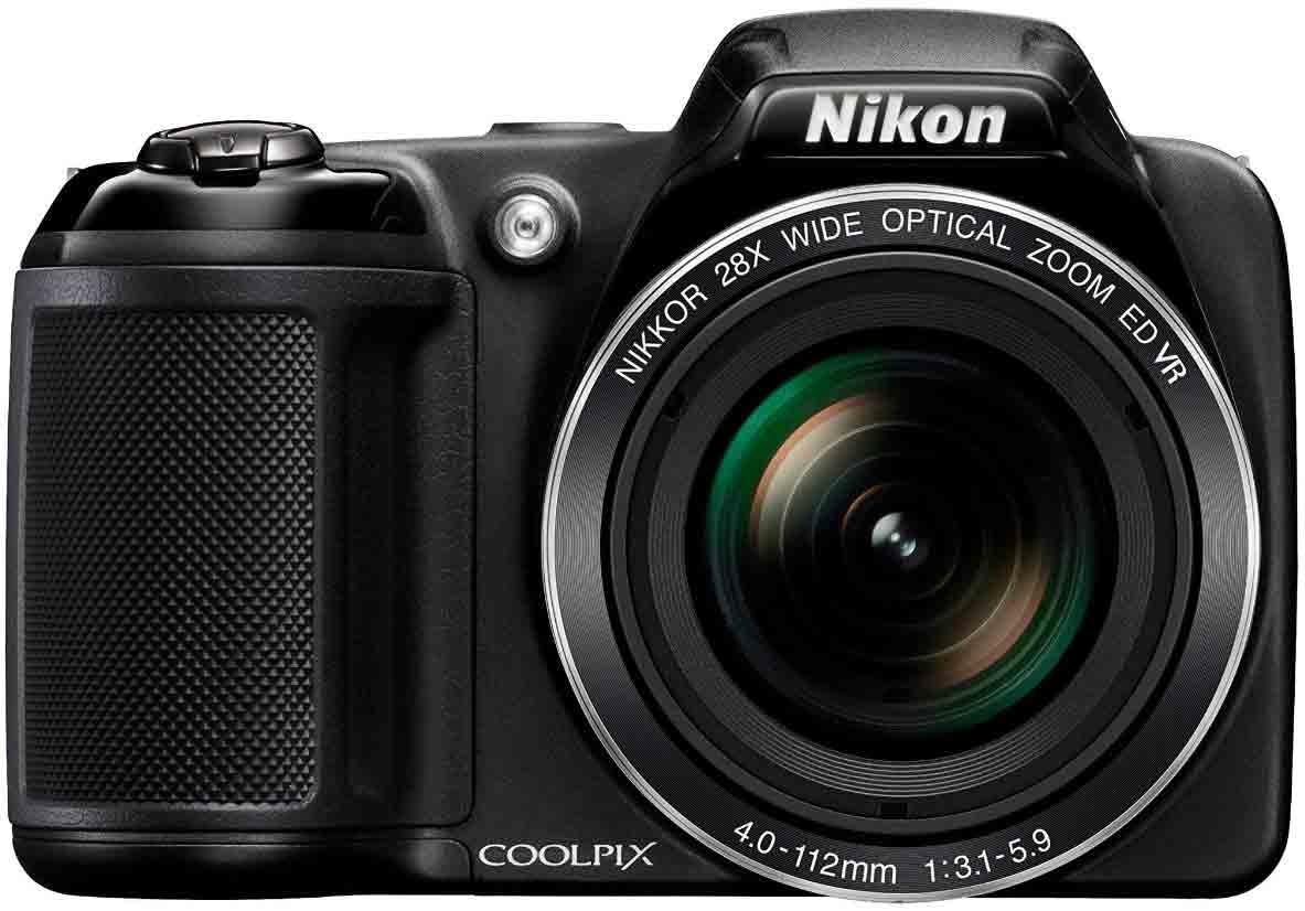 Nikon COOLPIX L340 20.2 MP Digital Camera, 28x Optical Zoom 3” LCD Screen - Black