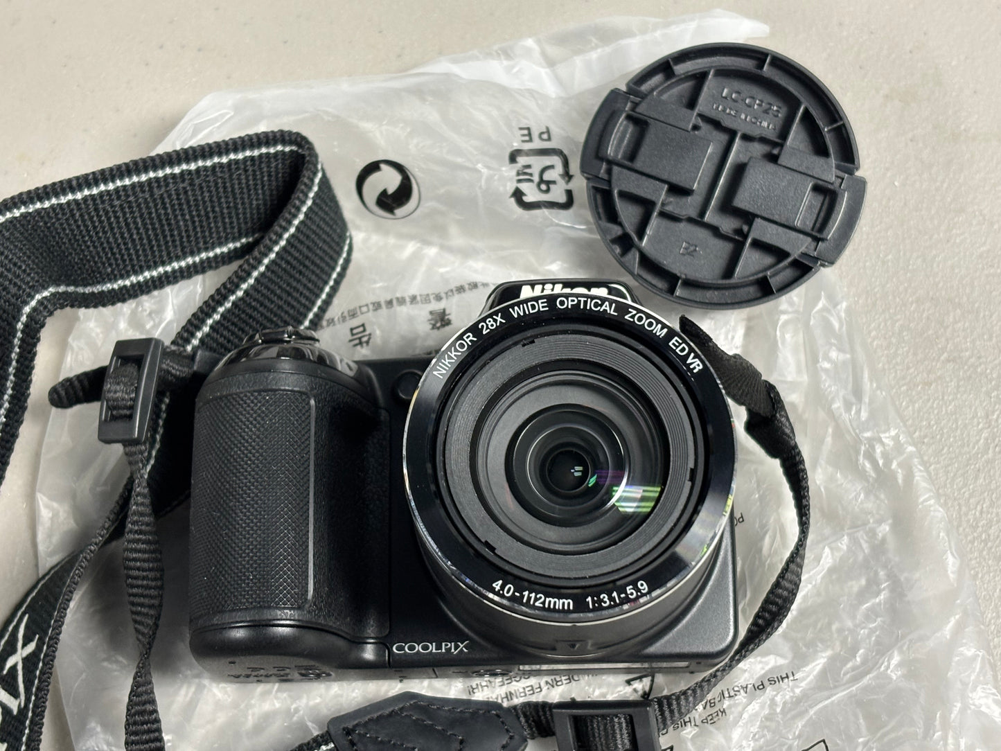 Nikon COOLPIX L340 20.2 MP Digital Camera, 28x Optical Zoom 3” LCD Screen - Black